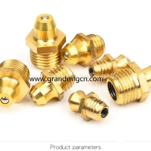 M8X1.5 M10X1.5 M12X1.5 M16X1.5 Brass Grease Nipple thumbnail-5