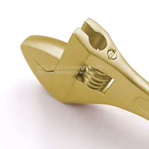 WEDO Non Sparking Aluminum Bronze Wrench Adjustable thumbnail-4