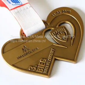 Cheap Custom 2D Metal Running Finishers Sports Medals With Colors thumbnail-5