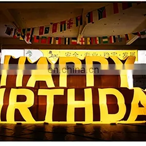 Promotional Inflatable LED Letter,Inflatable Alphabet Letters, Inflatable Billboard Brands for Party and Advertising thumbnail-2