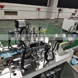 High Speed Disposable Flat Face Mask Earloop Welding Machine Four Point With Servo Motor thumbnail-6