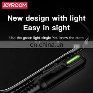 JOYROOM 90 Degree Right Angle Gaming USB Cable LED Nylon Braided Sync Charge Double USB Data Cable thumbnail-4