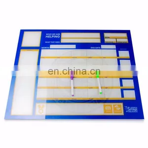 Frameless Magnetic Tempered Glass White Board for Office Meeting Room thumbnail-5