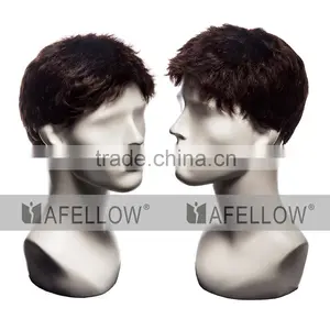 Abstract Fiberglass Men Head Mannequin H1110 thumbnail-3