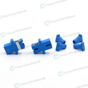 Fiber Optic Adapter SC UPC SM SX Adapter Simplex Optical Fiber Adapter For Fttx thumbnail-3