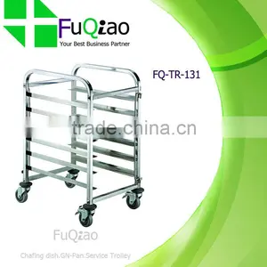 Factory Supply Stainless Steel Bakery Bread Cooling Tray Trolley Cart thumbnail-1