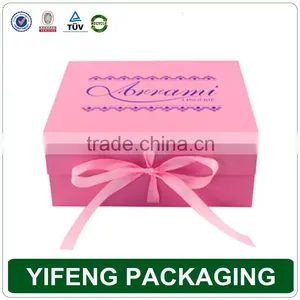 Square Gift Cardboard Box White Packing Box With Ribbon For Jewelry Packaging Wholesale thumbnail-2