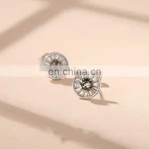 Factory Offers 925 Sterling Silver Jewelry Evil Turkish Blue cz Devil Eye Stud Earrings for Women thumbnail-2