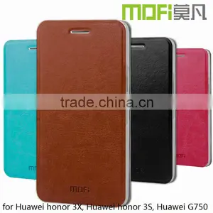 MOFi Case Cover for Huawei Honor 3X G750 , Leather Back Case for Huawei Ascend G750 thumbnail-1