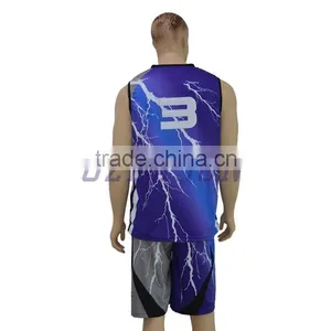Best Quality Youth Reversible Basketball Jerseys/uniforms for Team Wholesale thumbnail-6