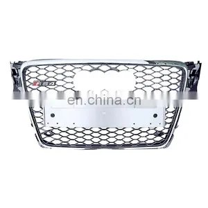 Hot Sale RS4 Front Grille for Audi A4 S4 B8 Front Bumper Grill RS4 Center Facelift Mesh Grill 2008-2012 thumbnail-3