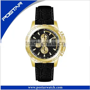 Chronograph Watch Sapphire Crystal New Battery Classic Style Wrist Watch thumbnail-3