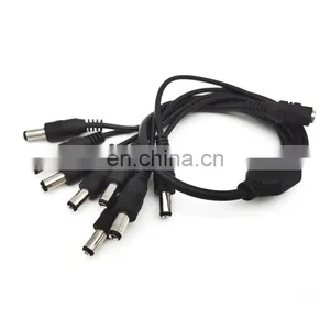 1-8 Plug Female To Male Power Supply Dc Splitter Cable 8 Way Dc Connector Cable 12v Dc Power Cable thumbnail-1