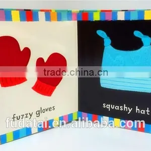 FDT Customized New Style Baby Education Cloth Touch and Feel Board Book Printing thumbnail-4