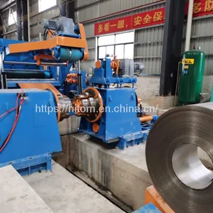 0.5 - 4 X 1600mm Carbon Steel Slitting Line Equipment Metal Coil Slitter Line thumbnail-1