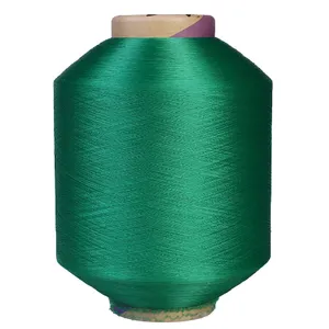 75d/36f/2 Top Wholesale Polyester Solution Dyed High Stretch Yarn Imitation Nylon Yarn Polyester Thread thumbnail-2