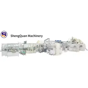 Full Servo High Speed Automatic Disposable Adult Baby Diaper Machine Made in Fujian thumbnail-2