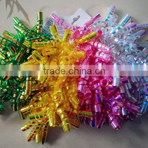 Apple Green Iridescent Wrapping Ribbon Curly Bow for Holiday Decoration/Halloween and Easter Decorations thumbnail-4