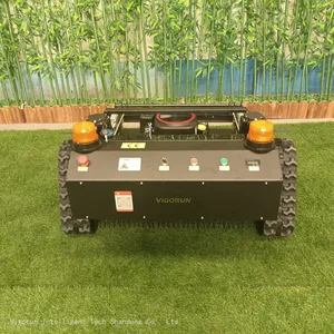 Remote Control Mower on Tracks, China Remote Brush Mower Price, Remote Controlled Grass Cutter for Sale thumbnail-4