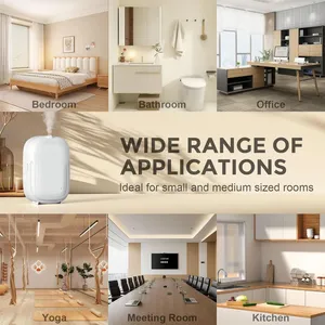 High Repurchase Rate Plastic Material Wall-Mounted Air Purifier Electric Dual Fluid Scent Oil Machine 150ml Mist Aroma Diffuser thumbnail-3
