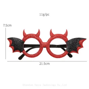 High-Quality Felt Halloween Glasses - Hand-Designed Tree/Ghost Shapes, Novelty Toy Glasses thumbnail-4