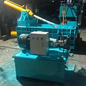 High Productivity Scrap Metal Baler Briquetting Machine With Pump for Aluminum Alloy Processing thumbnail-5