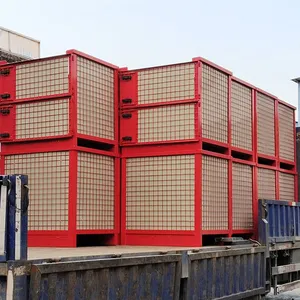 Galvanized Collapsible Stackable Heavy Duty Steel Wire Mesh Shipping Container thumbnail-2