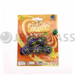Hot Sale 5 Pcs 35MM High Bouncy Ball Children's Toy Rubber Balls Blister Card Package thumbnail-3