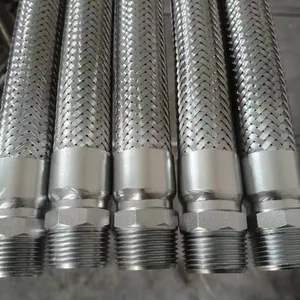 Nut-type Metal Hose, Braided Mesh Hose, Flexible Pipe Connection, Excellent Flexibility, Physical Manufacturer thumbnail-4