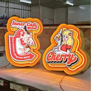 Electrical Shop Luminous Names Board Designs Outdoor Led Light Box Sign 3d Signboard Custom Led Brand Advertising Decoration thumbnail-1