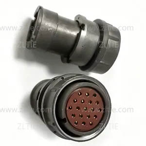 2PM-27 Series 19Pin Female Straight Cable Plug Shielded – 2РМДТ27КПЕ19Г5В1В 2PM27K19QA2 thumbnail-1