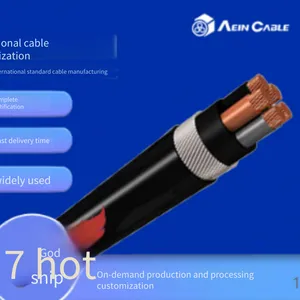 N2xy(swb) Power Cable With Xlpe Insulation, Pvc Sheath and Steel Wire Braided Armoring, Certified by eu ce thumbnail-1