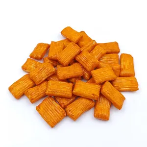 Factory Supply Low Oil Baked BBQ Chili Rice Sticks, Textured Crispy Spicy Rice Crackers, Custom Flavor, Asain Snacks for HORECA thumbnail-1