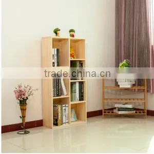 Customize 100% Solid Wood Luggage Carrier/pine Wood Display Book Shelf thumbnail-4