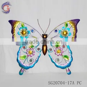 Metal Butterfly Wall Hanging Home Decoration thumbnail-2