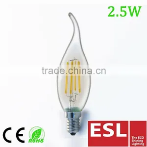 Galss Housing High Lumen 360 Angle 2.5W LED Filament LED Bulb thumbnail-1