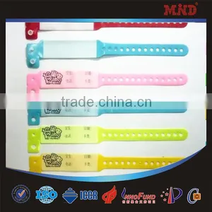 MDW59 Mutli-tab Disposable Viny id Bracelets Wristbands thumbnail-2