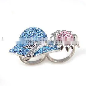 Newest Fashion Double Finger Ring RP0368 thumbnail-1