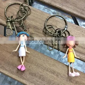 Small Human Figure Plastic Key Chain Link Toys Connecting Toys thumbnail-1