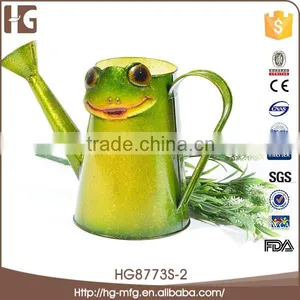 Lovely Frog Flowerpot Metal Garden Art thumbnail-5