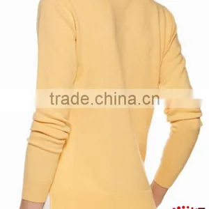Cashmere Round Neck Sweater Design For Lady Women Top thumbnail-3