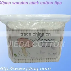 Wooden Stick Cotton Buds(200 Pcs) thumbnail-1