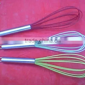 Rainbow Silicone Egg Whisk thumbnail-1