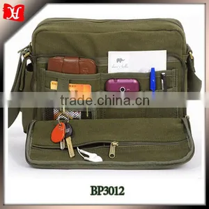 Cheap Vintage Adjustable Canvas Messenger Bag thumbnail-1