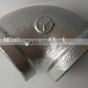 Malleable Galvanized Cast Iron Pipe Fittings 90 Elbow thumbnail-2