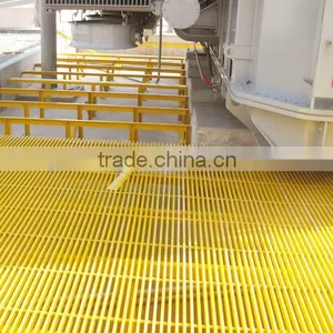 High Strength Pultruded FRP Grating, Fiberglass Floor Grating thumbnail-1