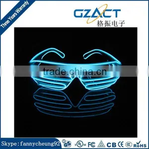 el Sunglasses With Led Bling Lights Led Shutter Party Glasses for Eye Catcher Crazy Fancy Novel thumbnail-2