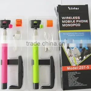 Z07-5 Selfi Stik Selfie Stick Extendable Bluetooth Monopod thumbnail-5
