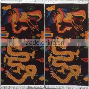 Black Handkotted Carpets thumbnail-1