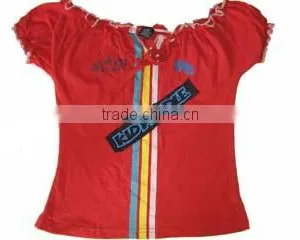Red Color Girls Fashionable Tops thumbnail-1